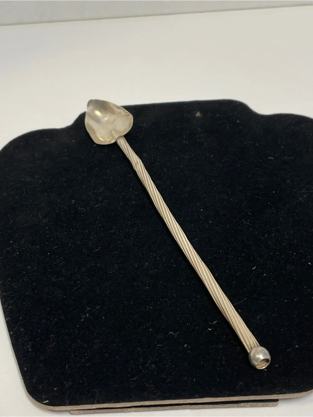 Vintage Antique Sterling Cocktail Sipper straws Spoons, circa 1900, 49g